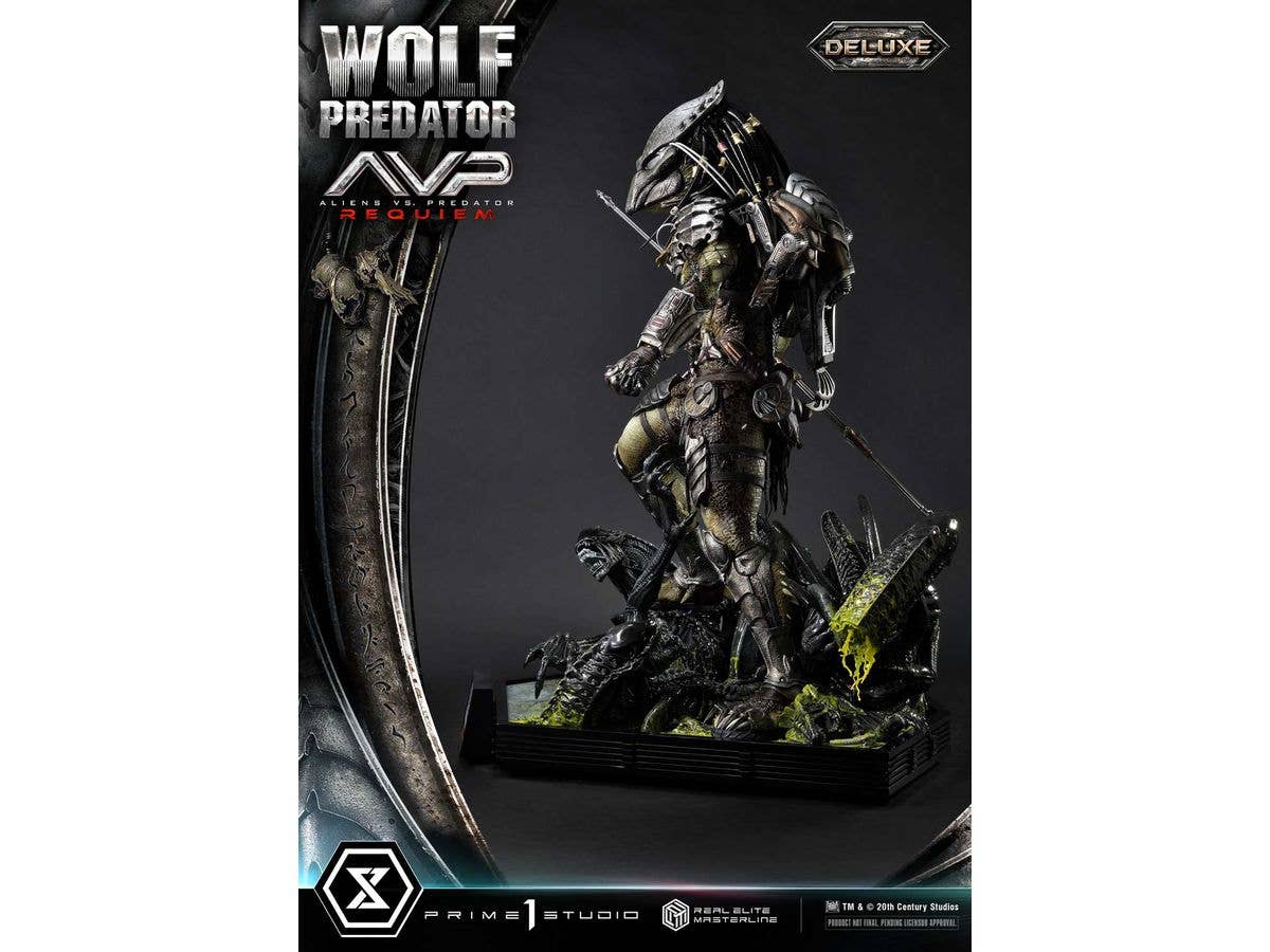 Prime 1 Studio Real Elite Masterline Aliens vs. Predator: Requiem Wolf Predator Deluxe Version | 4582647121639