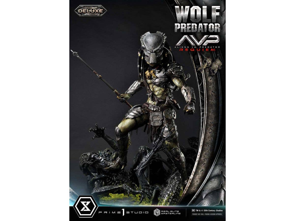 Prime 1 Studio Real Elite Masterline Aliens vs. Predator: Requiem Wolf Predator Deluxe Version | 4582647121639