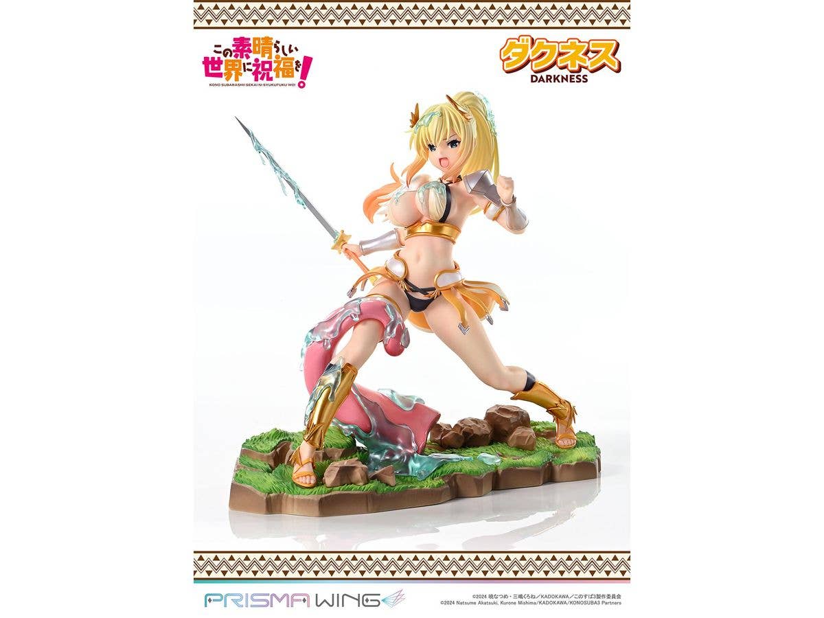 Prime 1 Studio PRISMA WING The anime KONOSUBA -God's blessing on this wonderful world! DARKNESS 1/7 Scale Pre-Painted Figure | 4582647121769