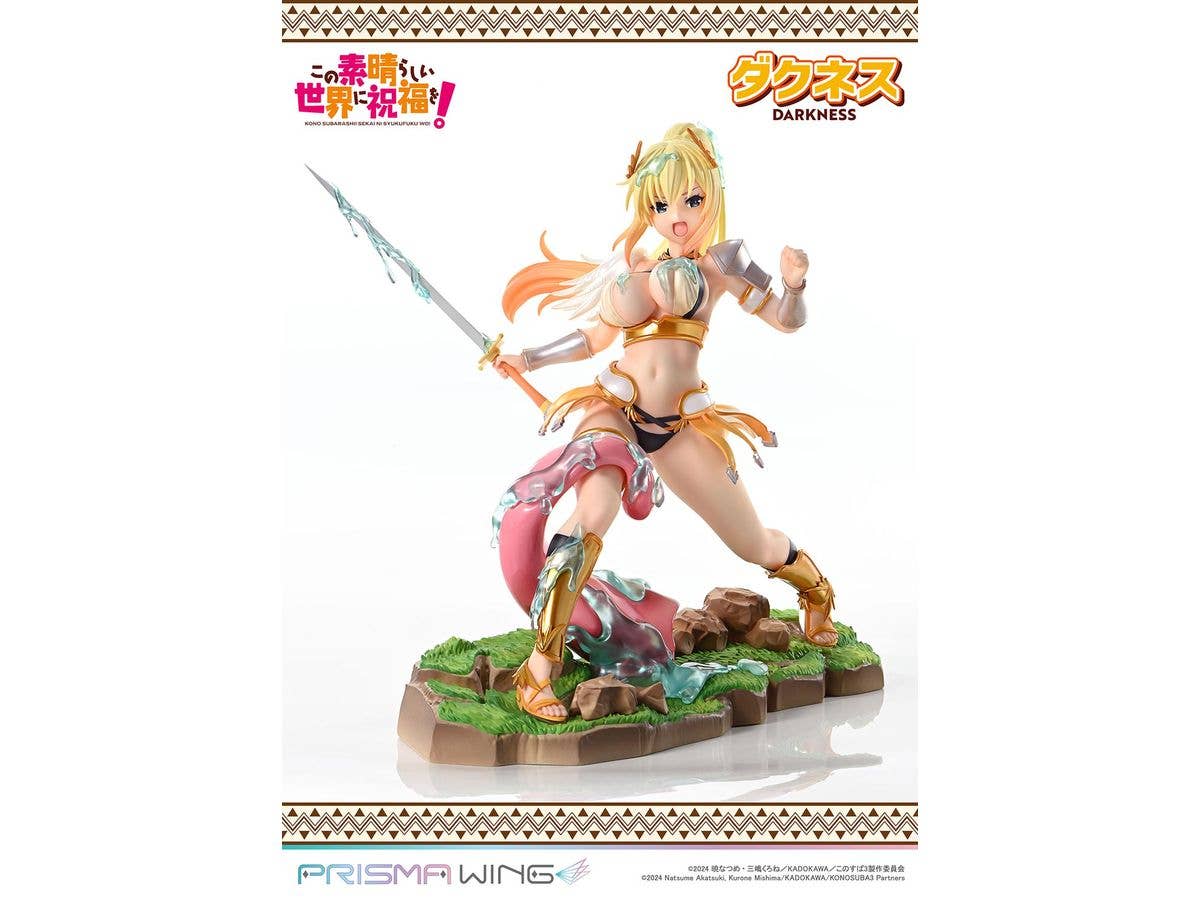 Prime 1 Studio PRISMA WING The anime KONOSUBA -God's blessing on this wonderful world! DARKNESS 1/7 Scale Pre-Painted Figure | 4582647121769