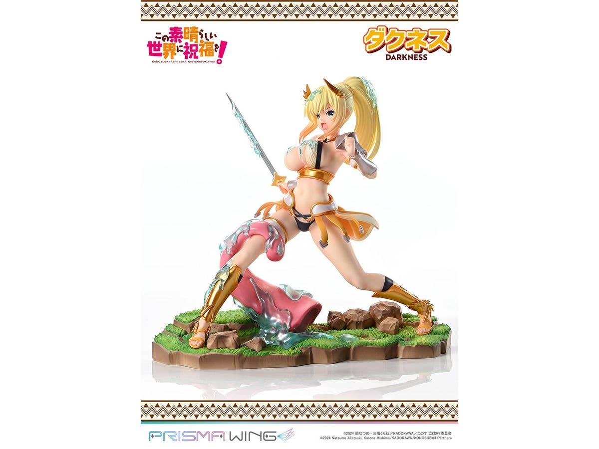 Prime 1 Studio PRISMA WING The anime KONOSUBA -God's blessing on this wonderful world! DARKNESS 1/7 Scale Pre-Painted Figure | 4582647121769