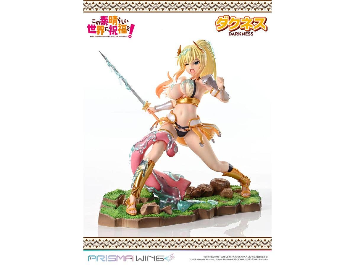 Prime 1 Studio PRISMA WING The anime KONOSUBA -God's blessing on this wonderful world! DARKNESS 1/7 Scale Pre-Painted Figure | 4582647121769
