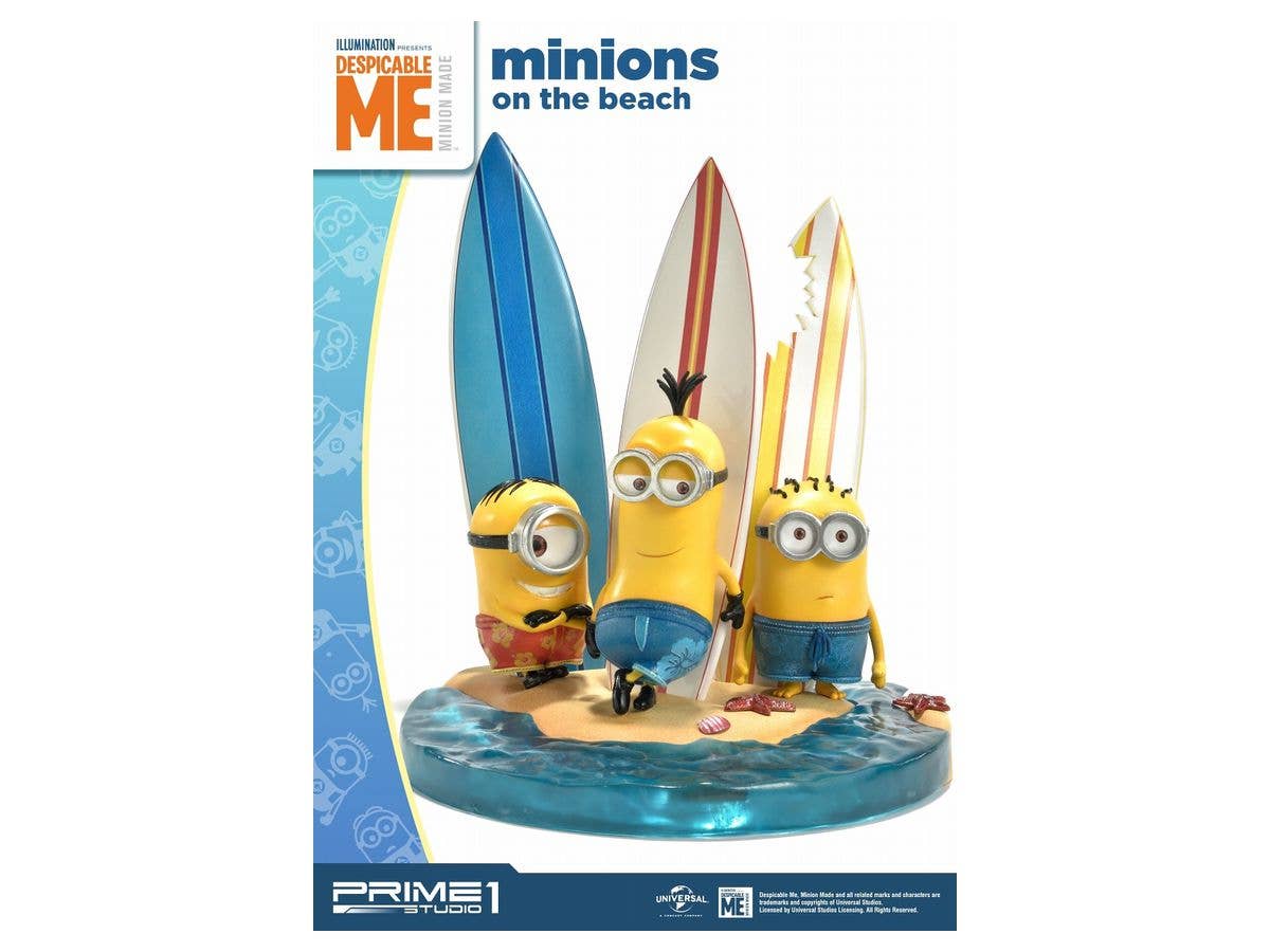 Prime 1 Studio Prime Collectible Figures Minions On The Beach | 4562471908934