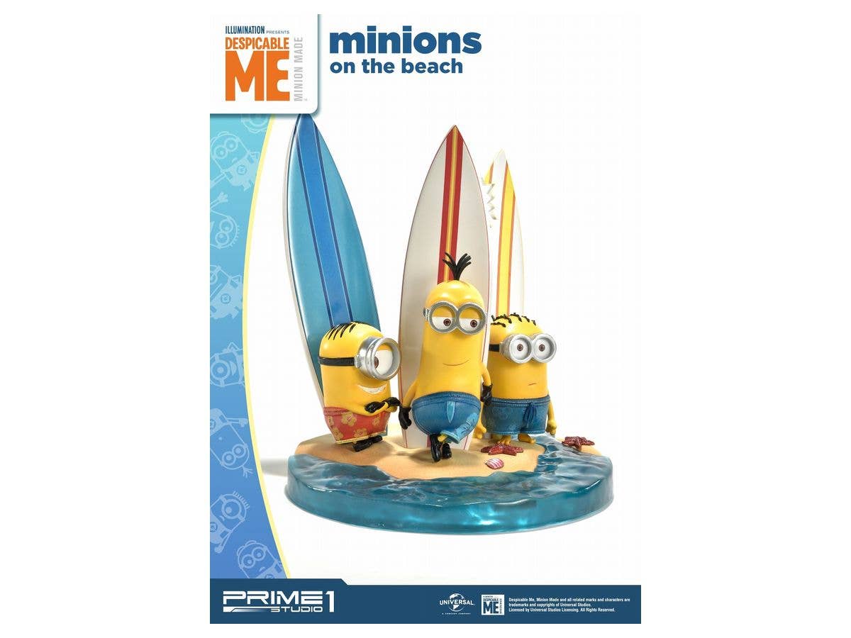 Prime 1 Studio Prime Collectible Figures Minions On The Beach | 4562471908934