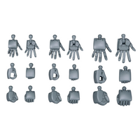 Bandai HGBC 1/144 #44 Build Hands (Round) L,M,S "Gundam Build Divers" | 4573102635334