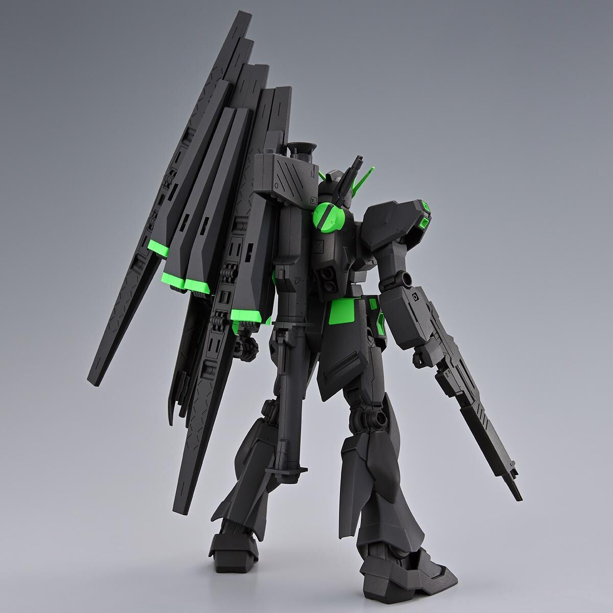 P-Bandai Entry Grade 1/144 Nu Gundam &fin Funnel [Recirculation Color/Neon Green] Paperless