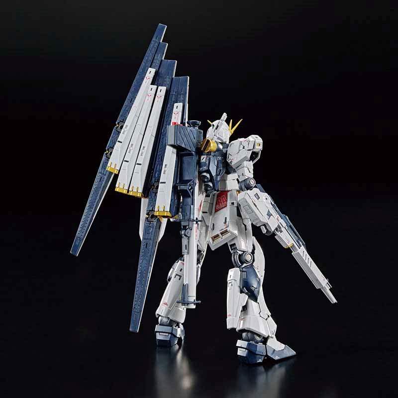 P-Bandai RG 1/144 The Gundam Base Limited Nu Gundam [Titanium Finish]