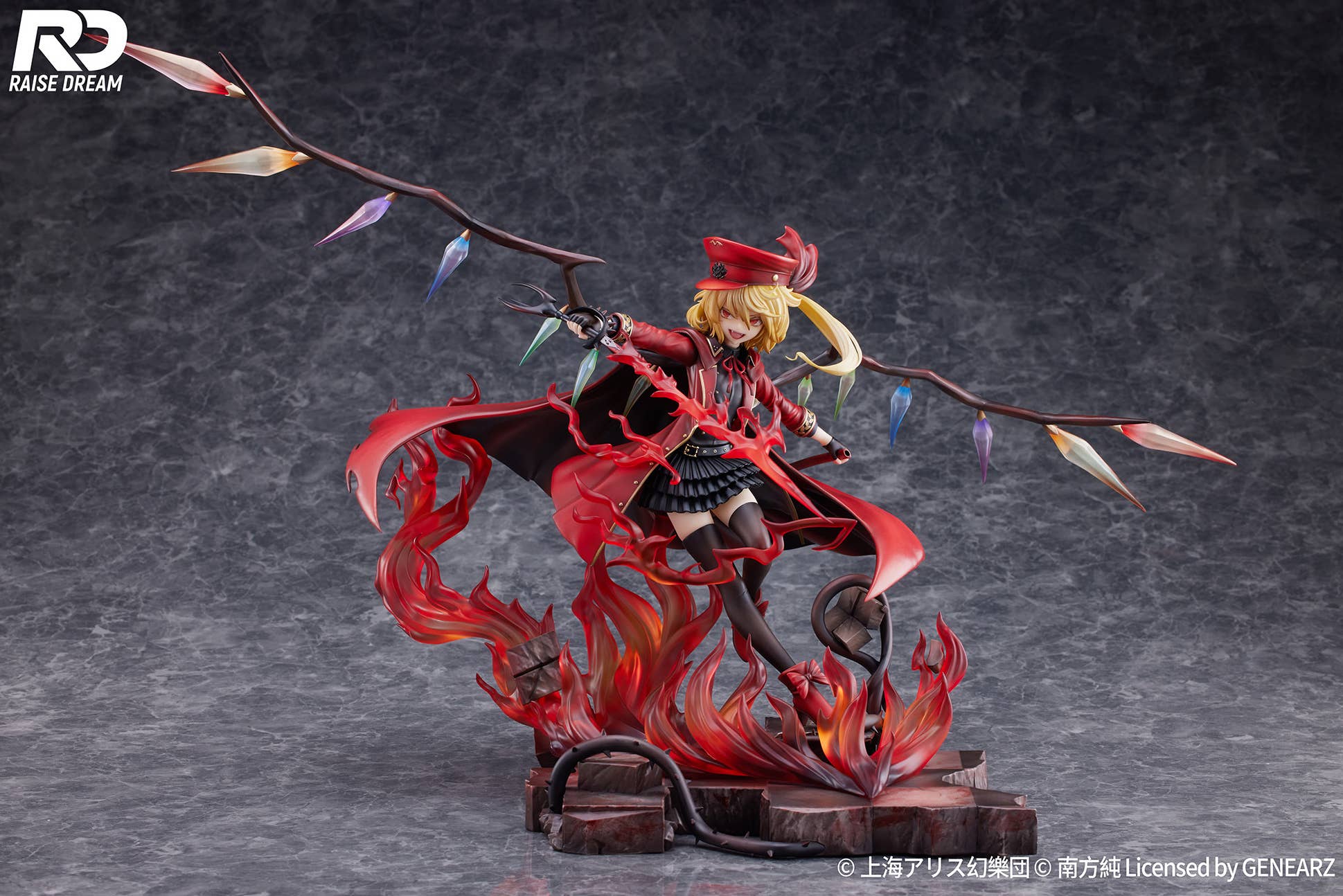 TOUHOU PROJECT FLANDRE SCARLET MILITARY UNIFORM 1/6 PVC FIG | 6973547900086