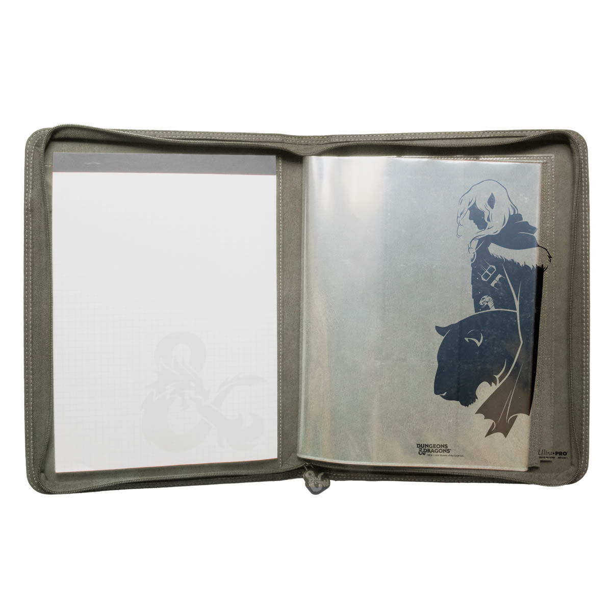 UP ZIP BOOK &amp; CHARACTER FOLIO DND ARTIFACTS ACROSS ETERNITIES: DRIZZT &amp; THE FORGOTTEN REALMS PREMIUM | 074427387754