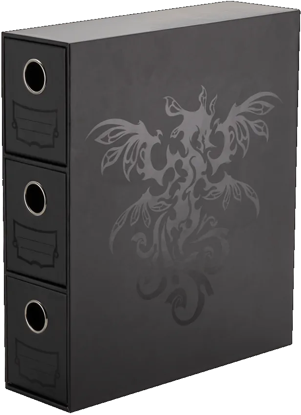 Dragon Shield: Fortress Card Drawers- Black | 5706569337001