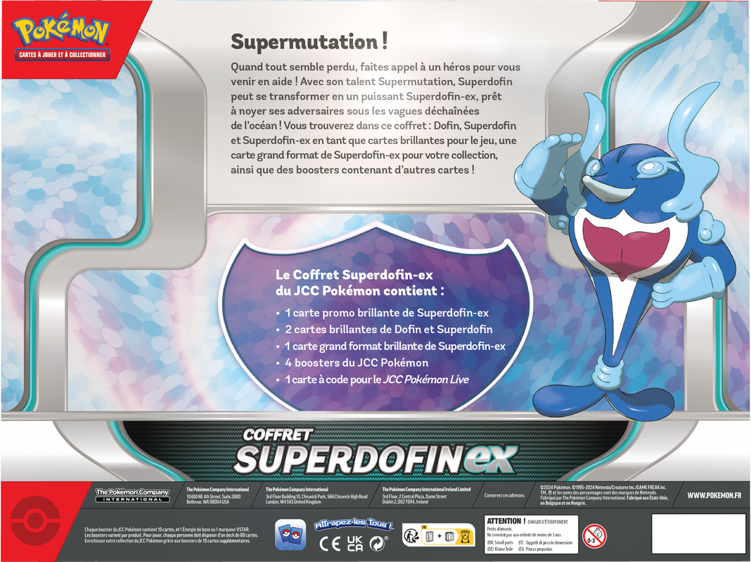 POKEMON FRENCH PALAFIN EX BOX | 820650558252