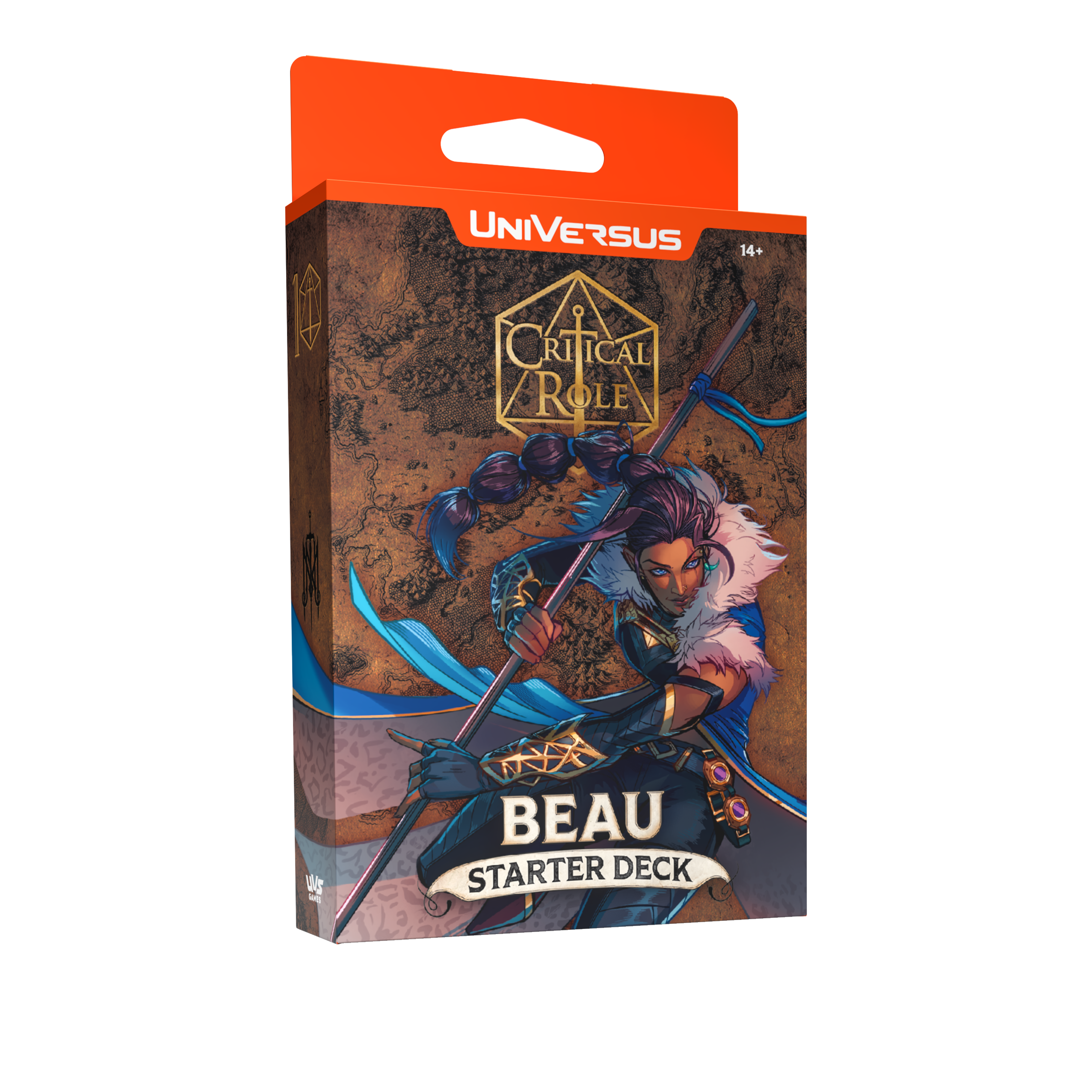 UniVersus CCG: Critical Role Heroes of Exandria- Starter Deck Display- Beau & Percy (8 Decks) | 810155271862