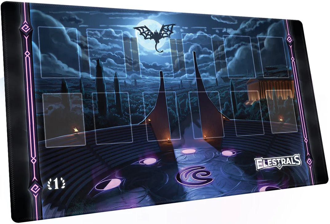 Elestrals: Moonrise- Playmat- Temple of the Moon | 810148650889