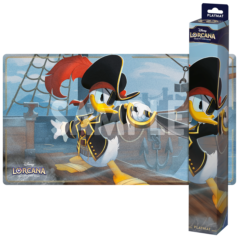 Playmat: Disney Lorcana- Azurite Sea- Donald Duck, Buccaneer(4050368984432)(4050368984432)