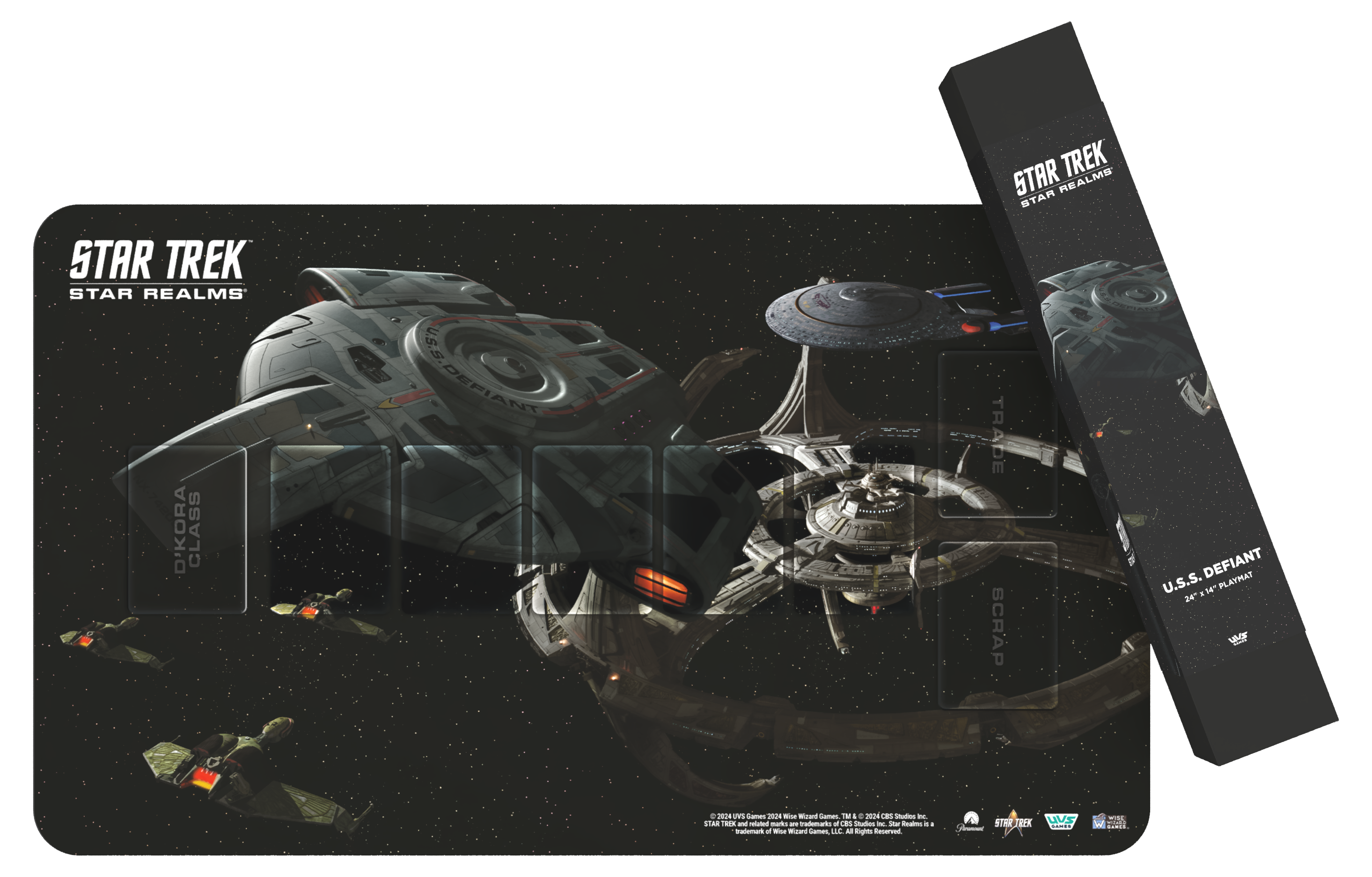 Star Trek: Star Realms- U.S.S. Defiant Playmat(810155271671)(810155271671)