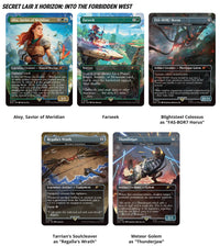 MTG SECRET LAIR PLAYSTATION SUPER DROP HORIZON ZERO DAWN: HUNTRESS AND THE MACHINES REGULAR | 195166308593
