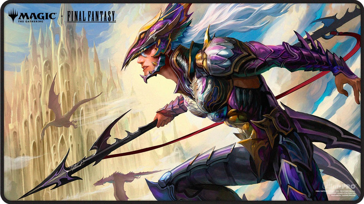 UP PLAYMAT MTG UNIVERSES BEYOND FINAL FANTASY BLACK STITCHED PREMIUM X | 074427387648
