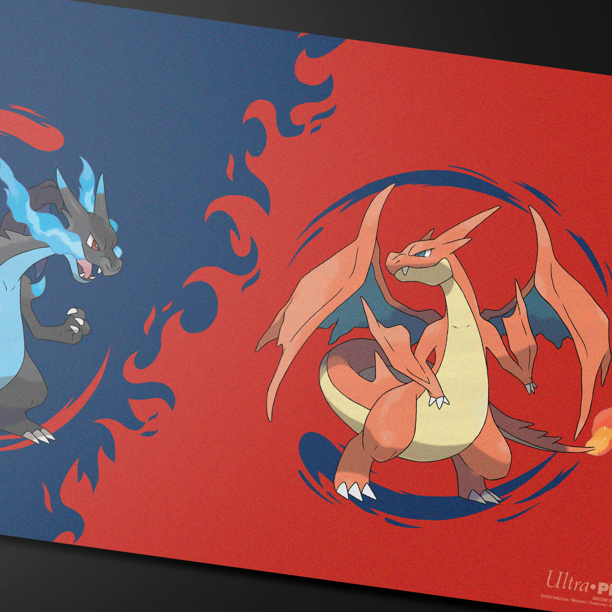 UP PLAYMAT POKEMON MEGA CHARIZARD X &amp; MEGA CHARIZARD Y | 074427167387