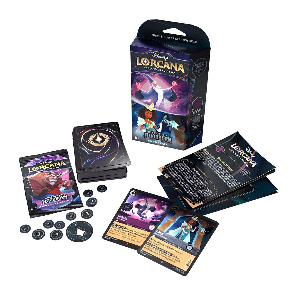 Disney Lorcana: Rise of the Floodborn Starter Deck Display(4050368982643)(4050368982643)