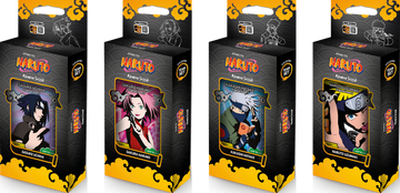 NARUTO MYTHOS TCG SET 1 KONOHA SHIDO 2ND EDITION TEAMSET 8CT DISPLAY