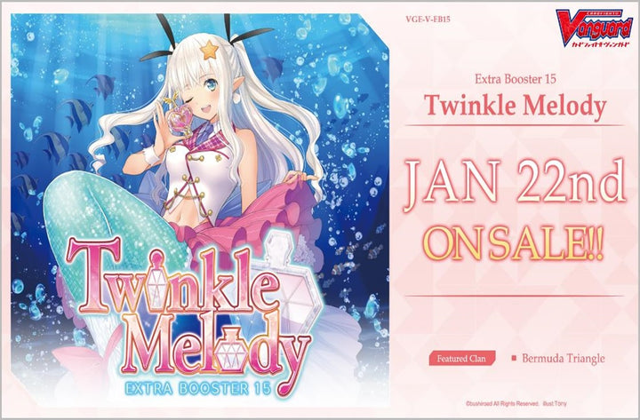 Cardfight Vanguard V: Twinkle Melody Extra Booster Display | 8885009406037