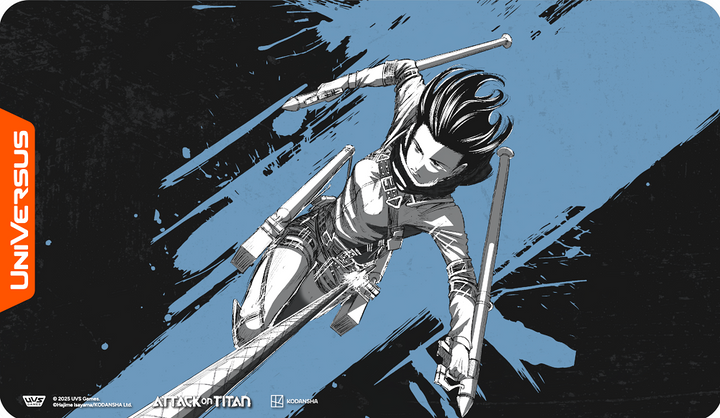 UniVersus CCG: Attack on Titan Apocalypse- Hizuru’s Hope (Mikasa Ackerman) Playmat | 810155272111