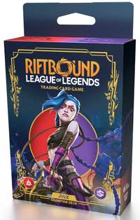 RIFTBOUND LEAGUE OF LEGENDS TCG ORIGINS CHAMPION DECK JINX 4CT DISPLAY | 810155273279