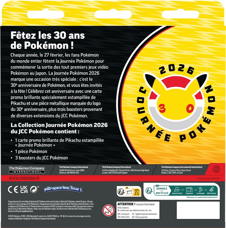 POKEMON FRENCH POKEMON DAY 2026 COLLECTION | 196214139718