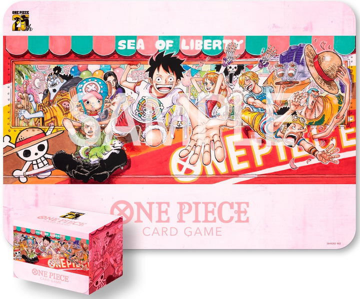ONE PIECE CG PLAYMAT/CARD CASE SET 25TH EDITION | 810059780149