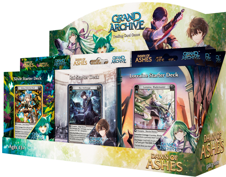Grand Archive TCG: Dawn of Ashes- Starter Deck Display | 655471893943