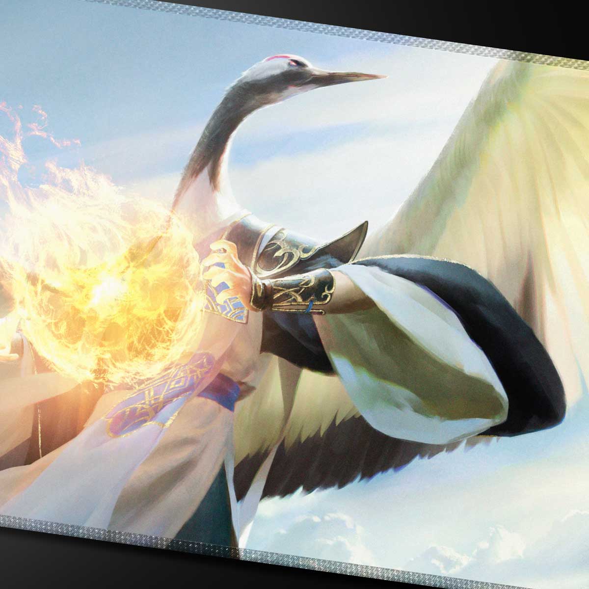 UP PLAYMAT MTG COMMANDER SERIES THREE COLOR WEDGE KYKAR STITCHED | 074427384746