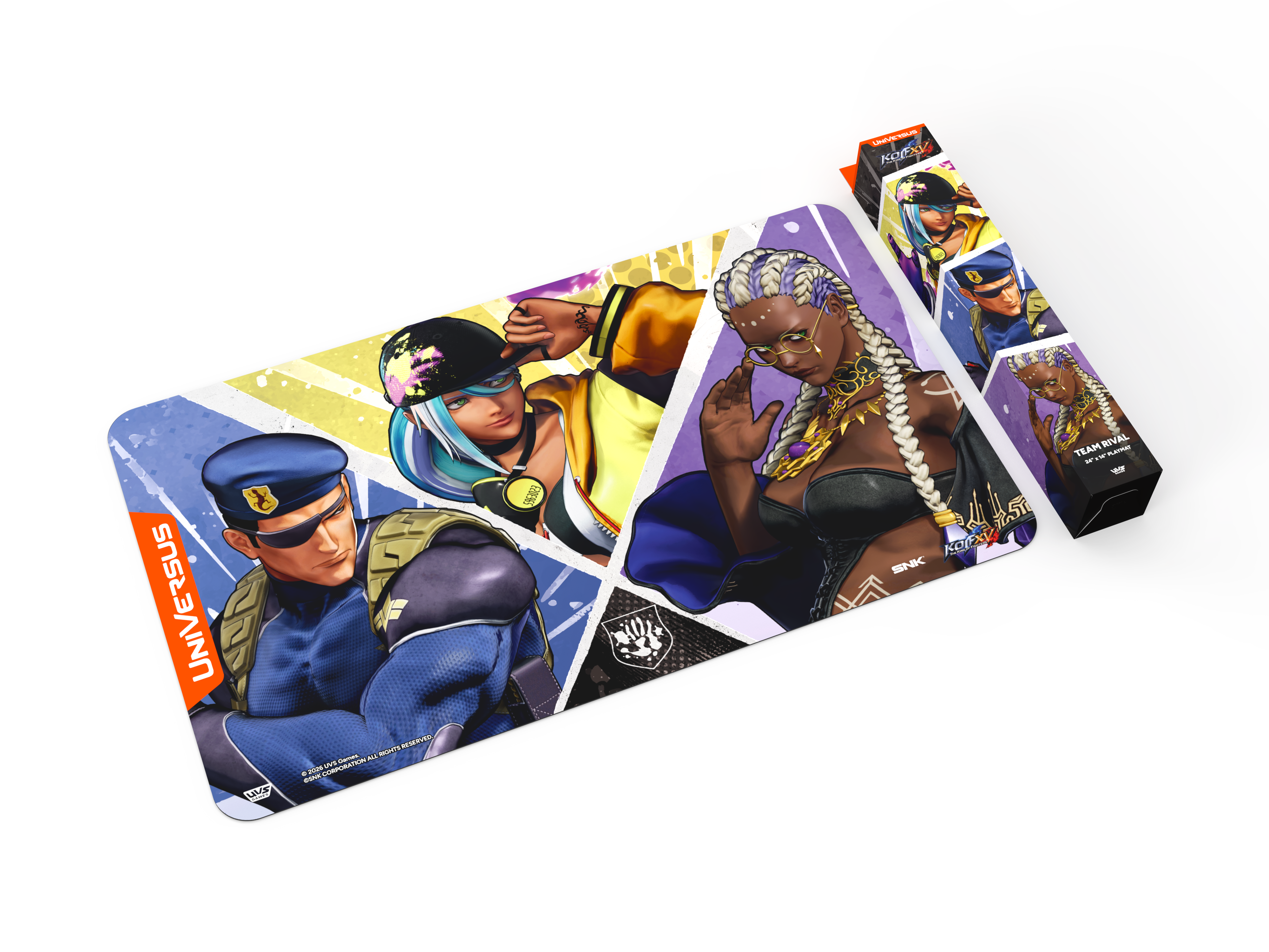 THE KING OF FIGHTERS XV: CHALLENGER SERIES TEAM RIVAL PLAYMAT | 810155273934