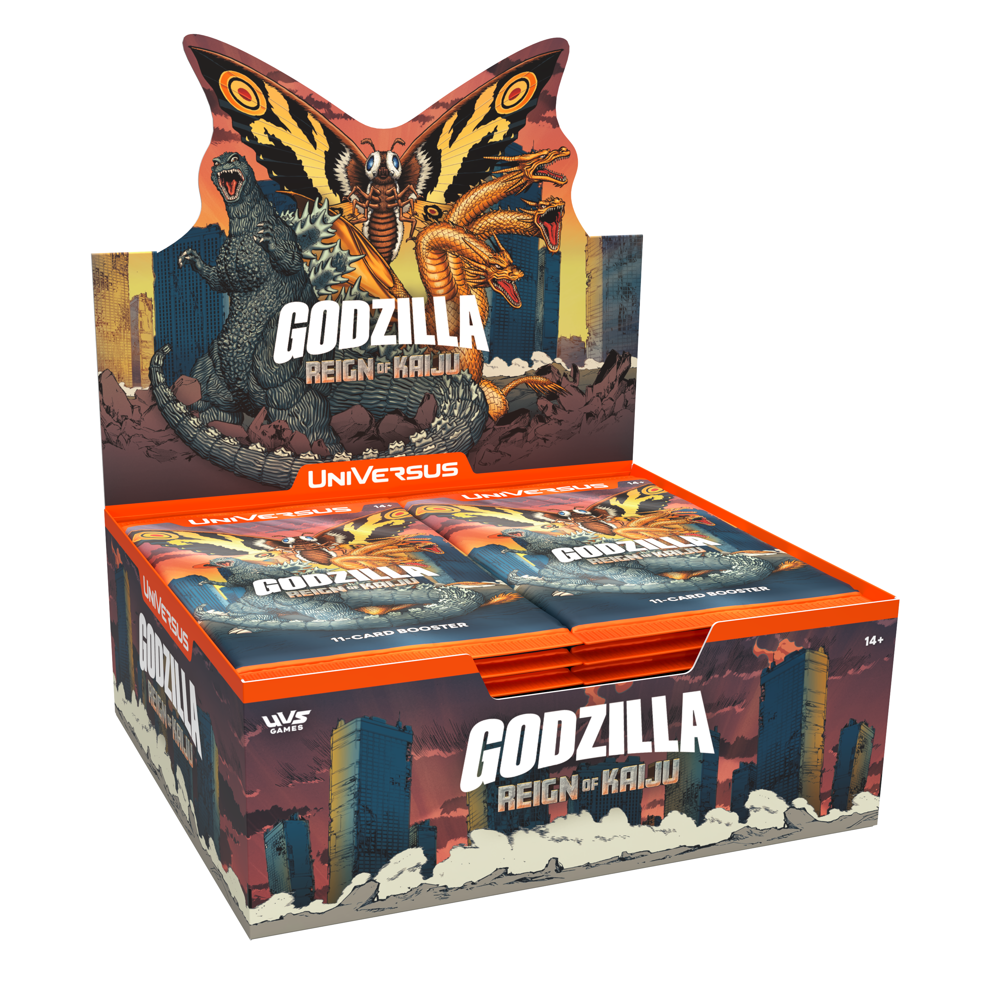 GODZILLA: REIGN OF KAIJU BOOSTER DISPLAY | 810155272708