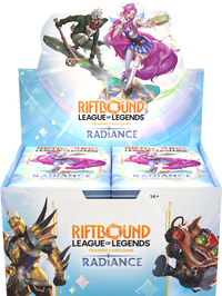 RIFTBOUND LEAGUE OF LEGENDS TCG RADIANCE BOOSTER DISPLAY | 810155276201