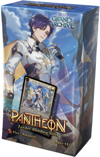 GRAND ARCHIVE TCG RADIANT ORIGINS PANTHEON DECK SET 4CT DISPLAY | 724065403612