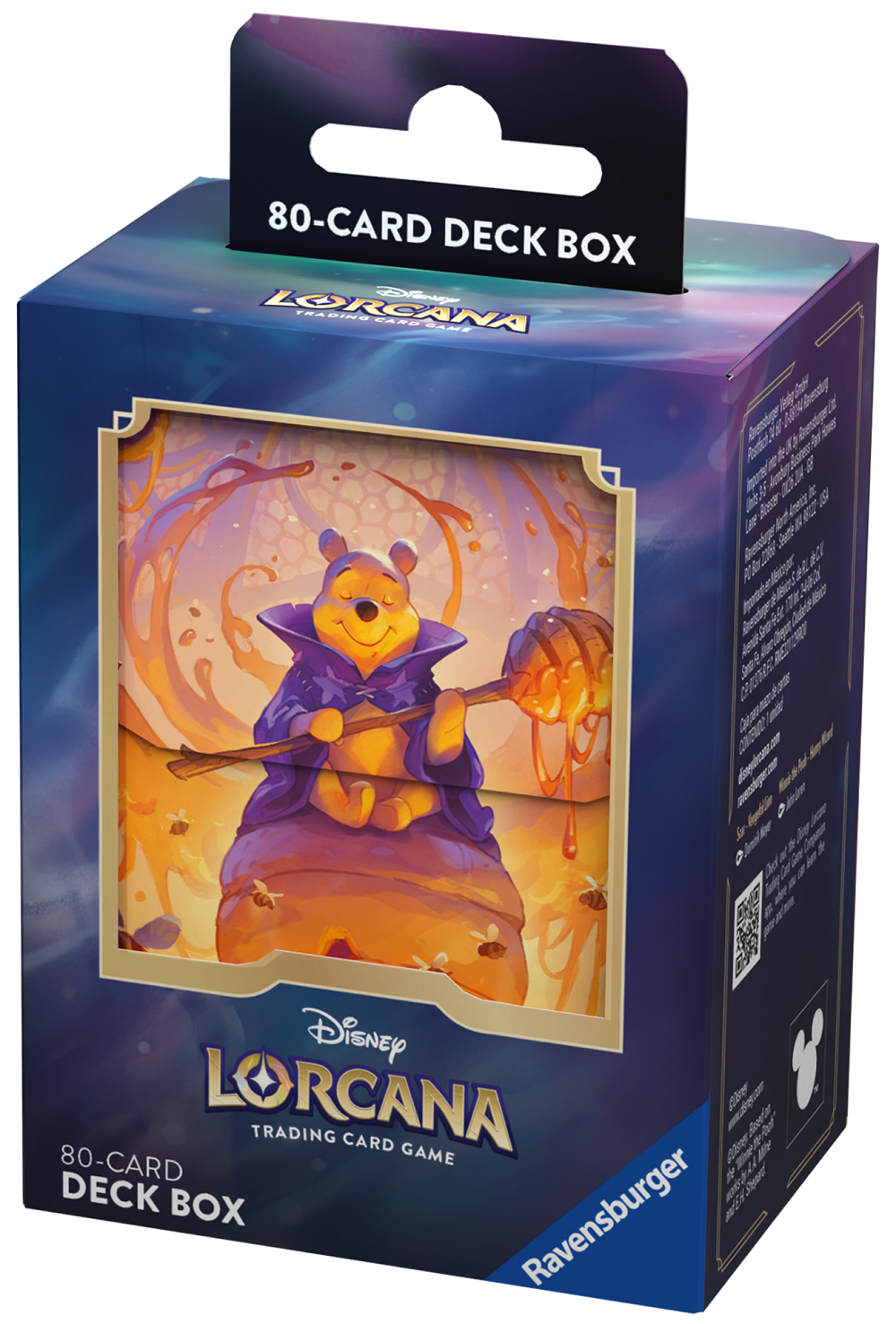 Deck Box: Disney Lorcana- Azurite Sea- Pooh, Hunny Wizard(4050368984425)(4050368984425)