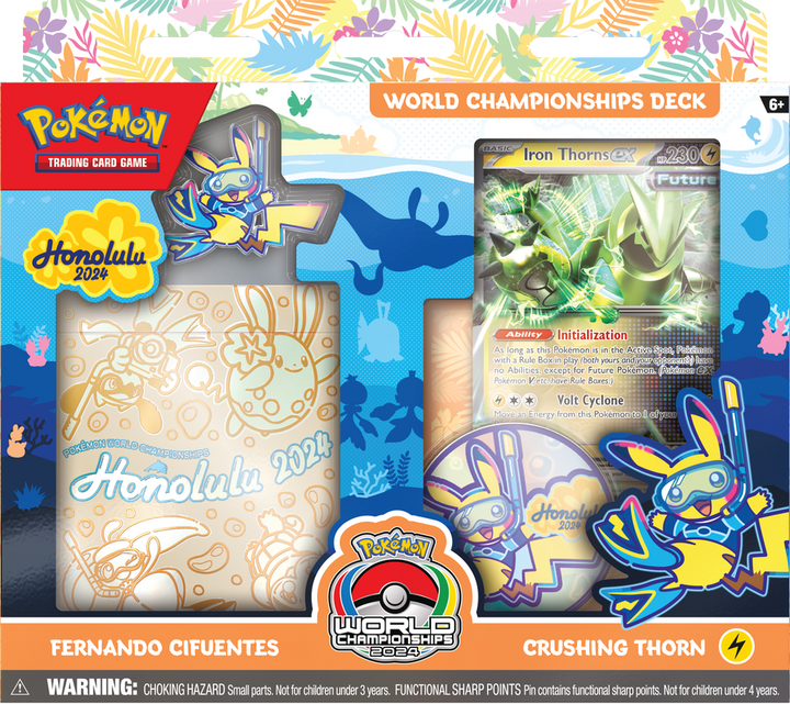 POKEMON WORLD CHAMPIONSHIPS DECK 2024 (60/8/6) | 196214106673
