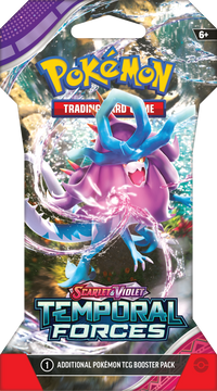 SLEEVED POKEMON SV5 TEMPORAL FORCES Booster PACK | 820650856426