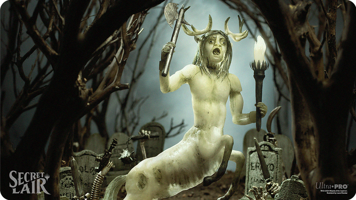 UP PLAYMAT MTG SECRET LAIR MARCH 2024 DIABOLICAL DIORAMAS KARADOR, GHOST CHIEFTAIN | 074427383404