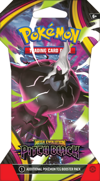 SLEEVED POKEMON ME05 PITCH BLACK PACK | 196214142756