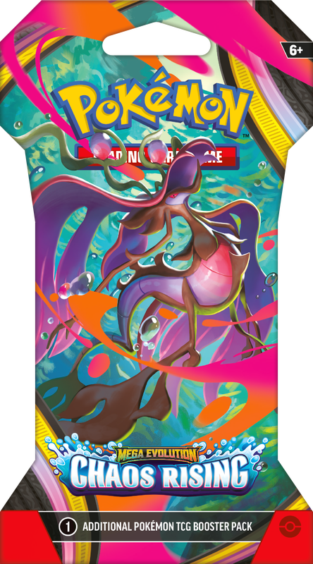 SLEEVED POKEMON ME04 CHAOS RISING PACK | 196214140424