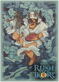 RUSH OF IKORR CG TEXTURED CARD SLEEVES ORACULAR VISIONS 65CT | 053334096805