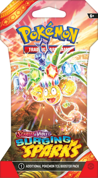 SLEEVED POKEMON SV8 SURGING SPARKS PACK | 820650859328