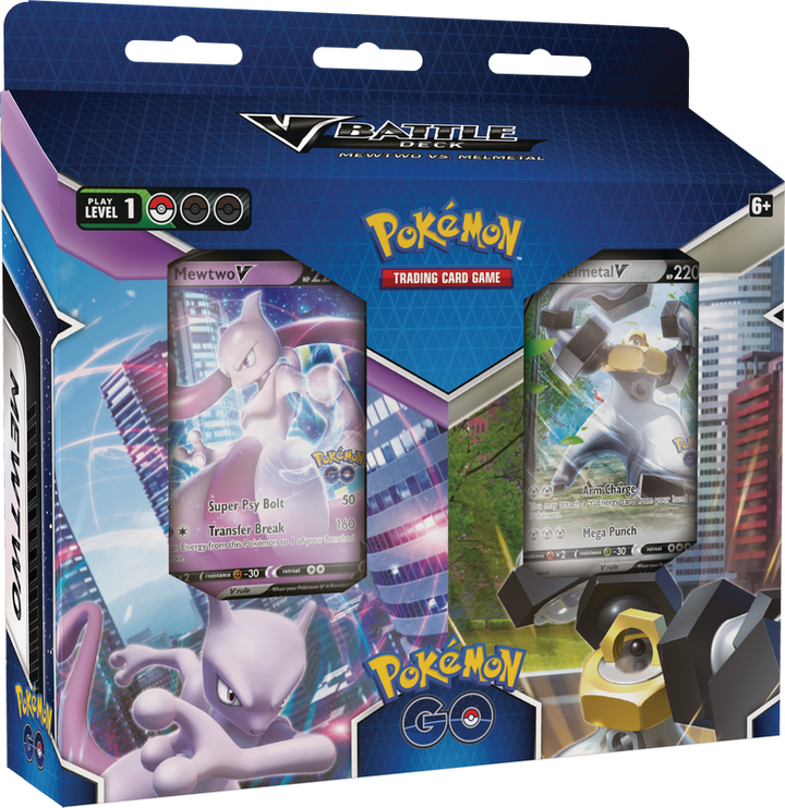 POKEMON GO V BATTLE DECKS MEWTWO VS MELMETAL | 820650850493