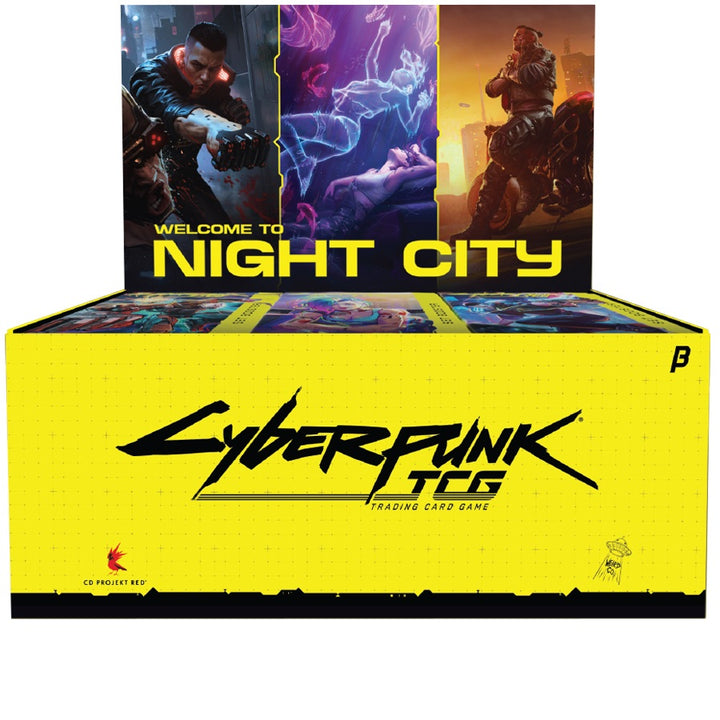 Cyberpunk TCG: Beta Booster Display