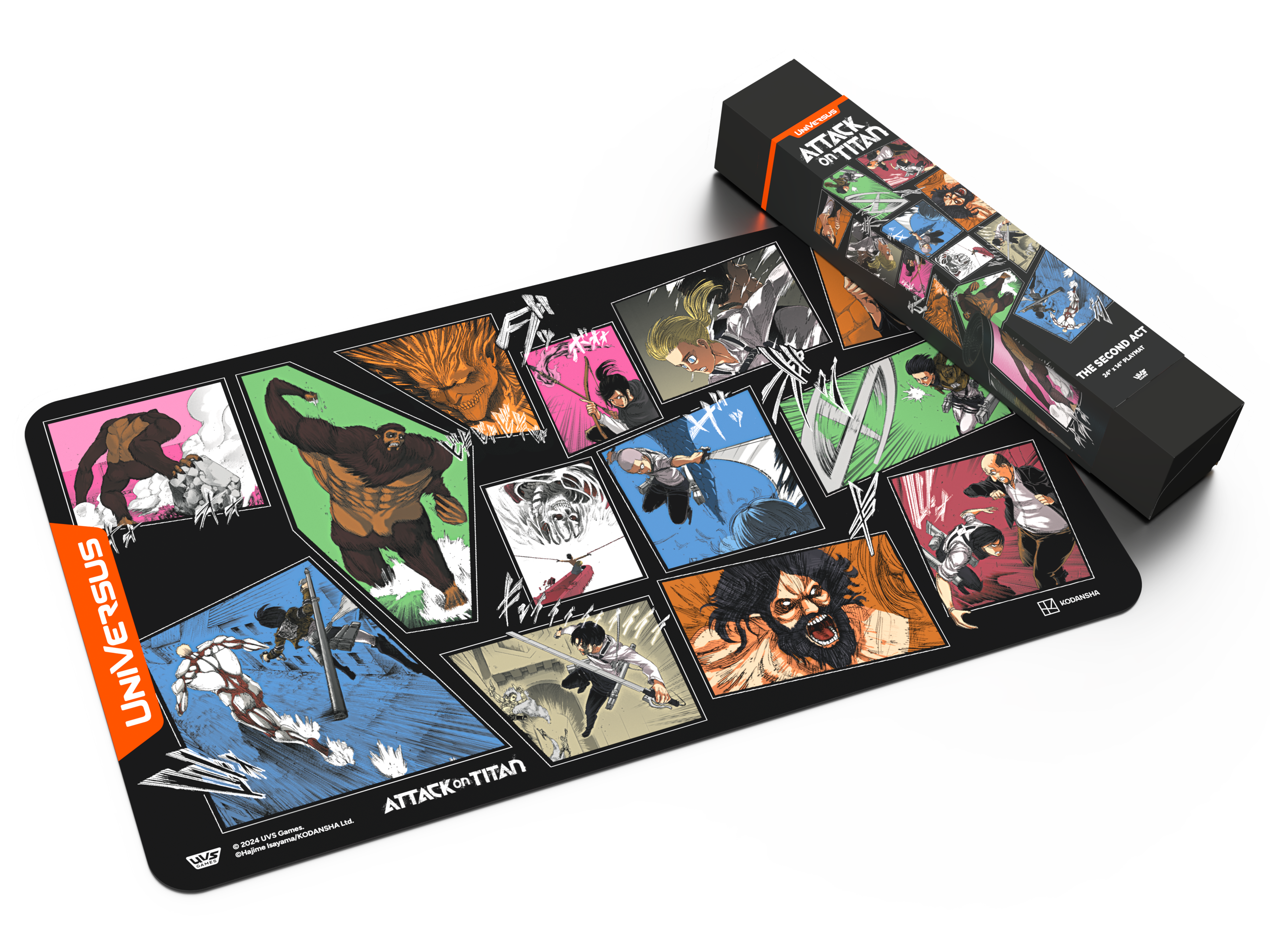 UniVersus CCG: Attack on Titan Origins of Power- The Second Act Playmat(810155271480)(810155271480)