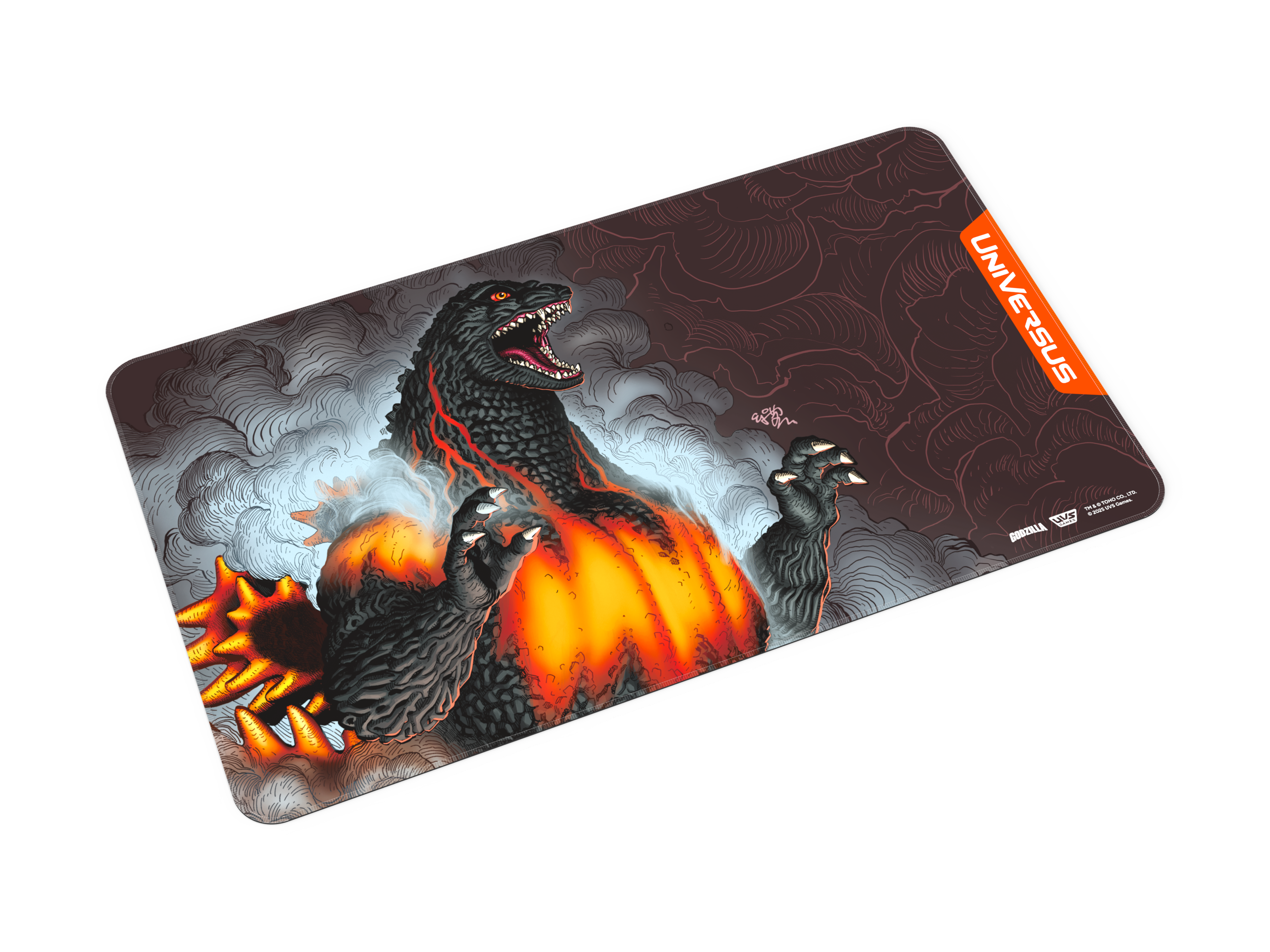 GODZILLA: REIGN OF KAIJU PLAYMAT BURNING GODZILLA | 810155274634
