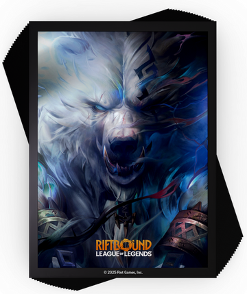 RIFTBOUND LEAGUE OF LEGENDS TCG ORIGINS ART SLEEVES VOLIBEAR 100CT | 810155273859
