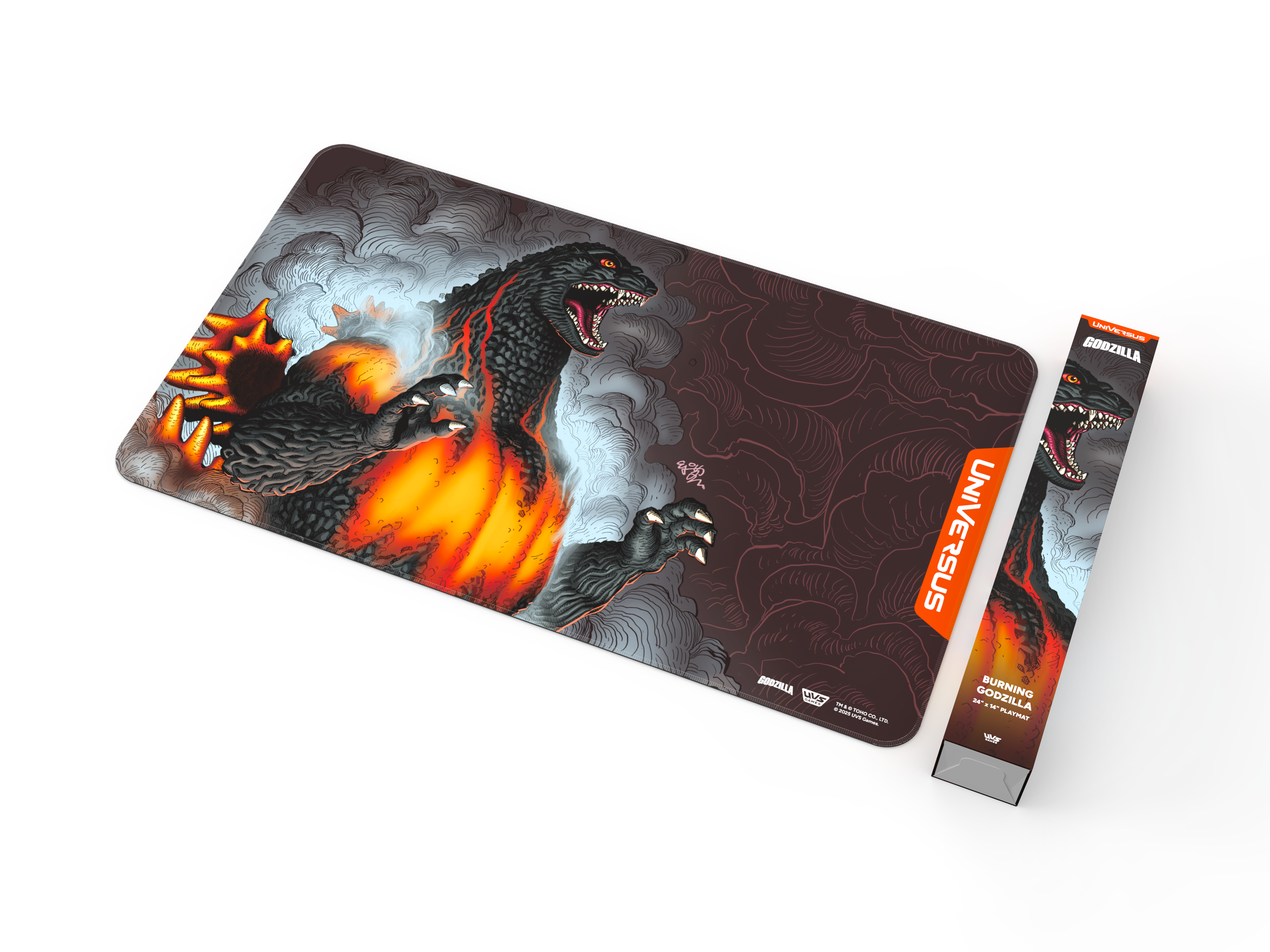 GODZILLA: REIGN OF KAIJU PLAYMAT BURNING GODZILLA | 810155274634