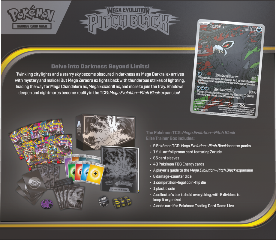 POKEMON ME05 PITCH BLACK ELITE TRAINER | 196214157422